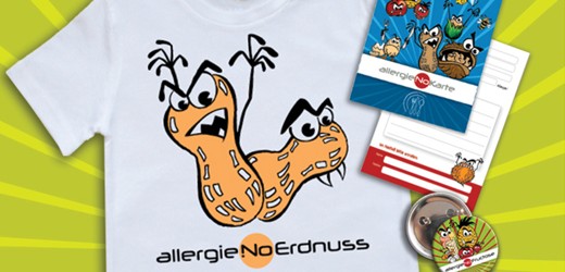 T-Shirt warnt vor Lebensmittelallergie