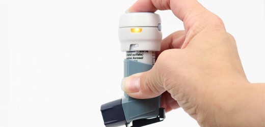 Asthmaspray ortet GPS-Daten