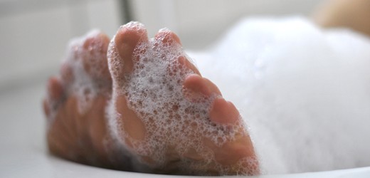 Kein Vollbad im Winter nehmen