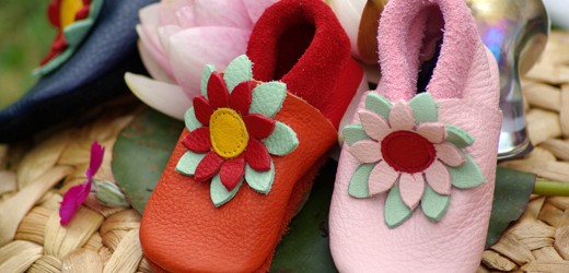 Hautfreundliche Kinderschuhe
